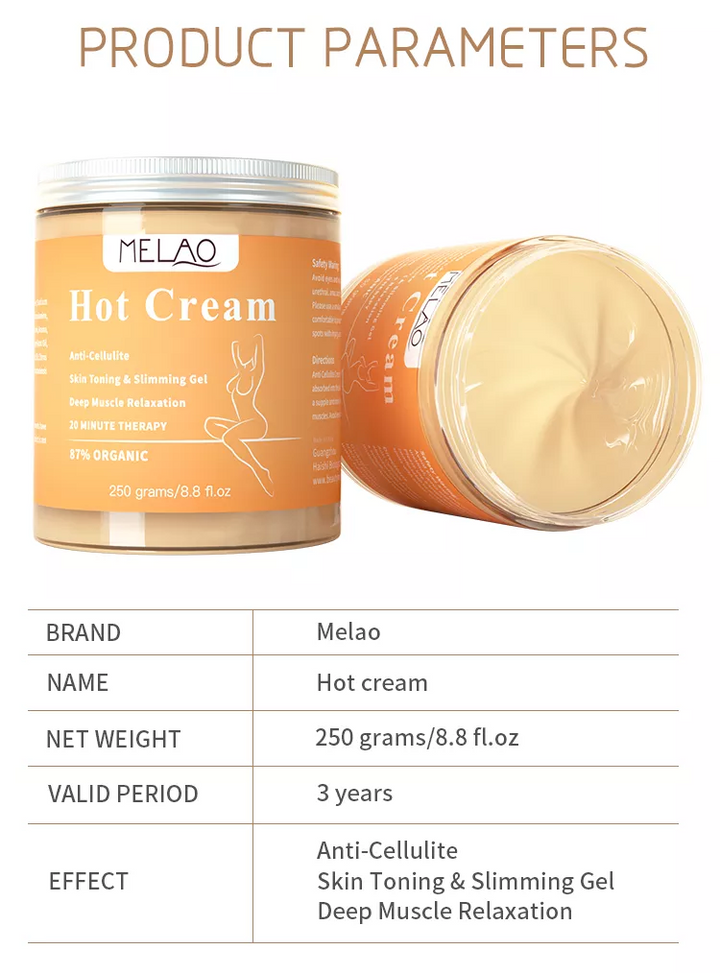 Kalsten | Ultimate Shape Cream – boosts fat burning – reduces cellulite – wall clock