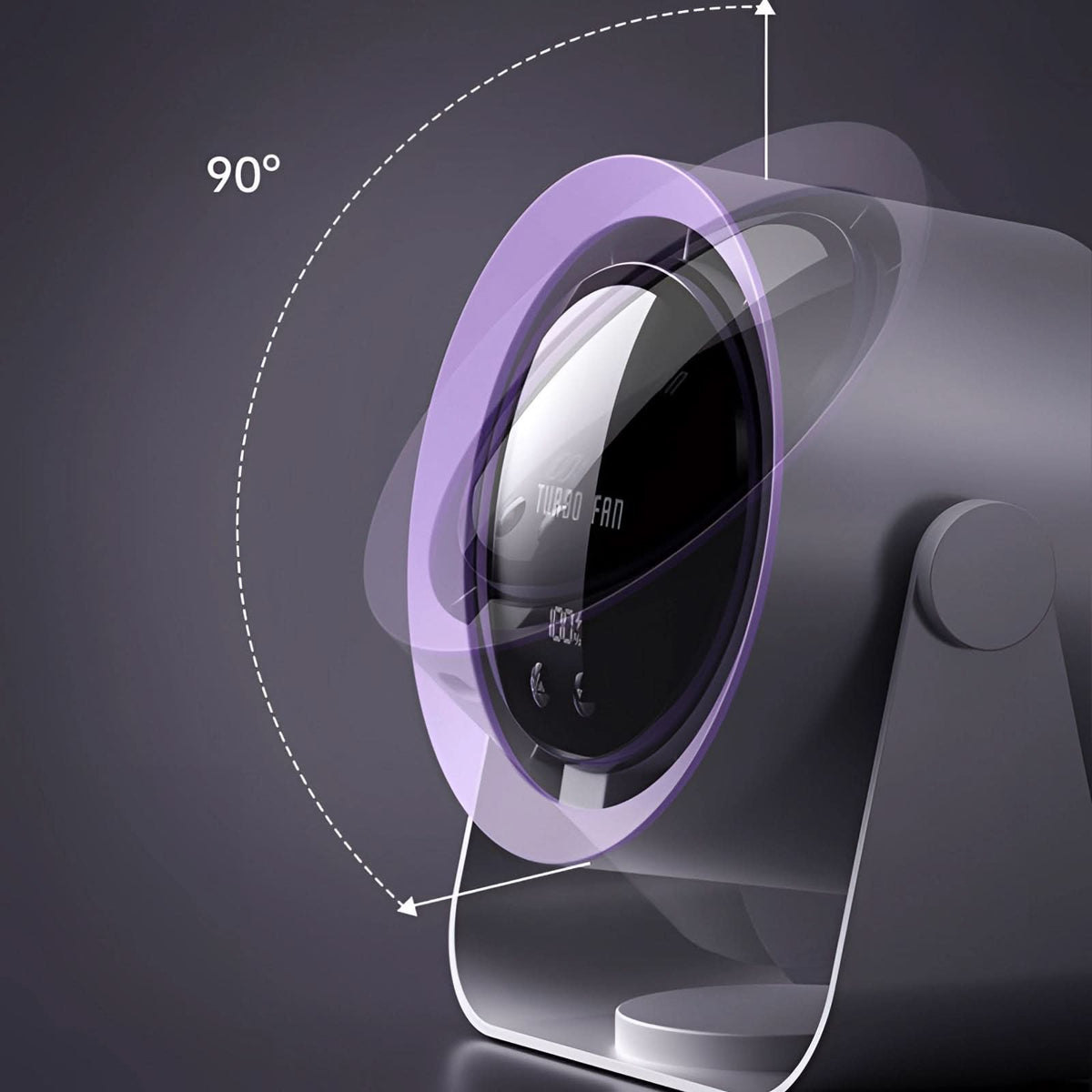 Skanto | Turbo bladeless fan with LED display quiet cooling