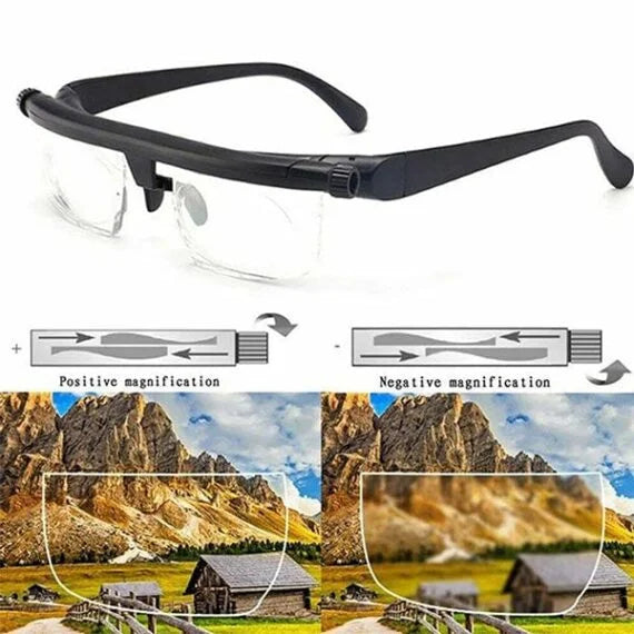 Adjustable focus glasses for near and far | Kalsten