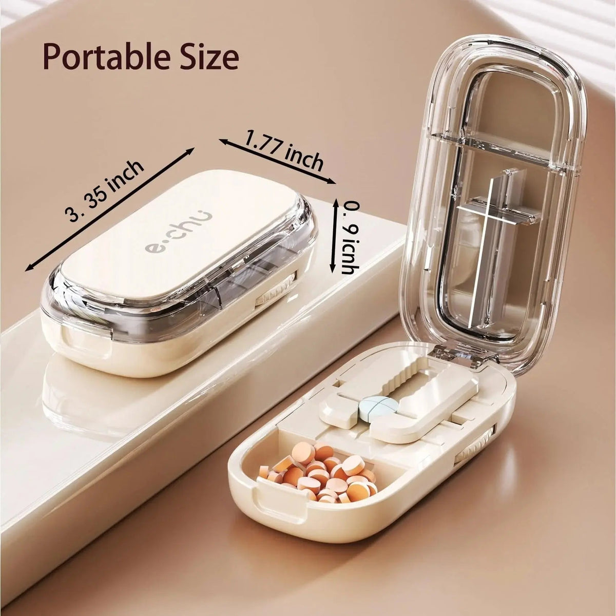Kalsten | Adjustable Pill Cutter with Precision Blade