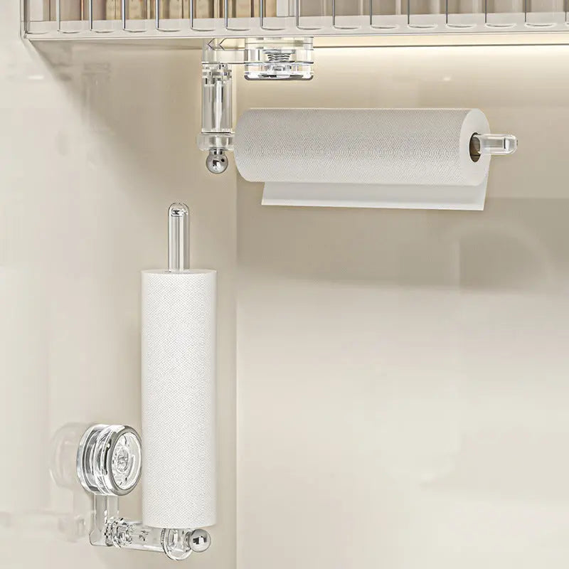 Kalsten | Kitchen roll holder with vacuum suction cup – Drill-free & reusable