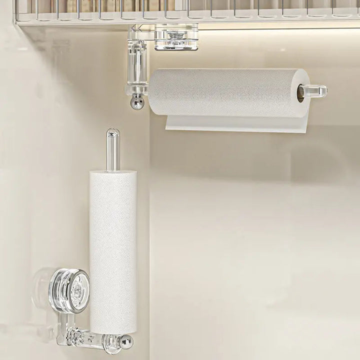 Kalsten | Kitchen roll holder with vacuum suction cup – Drill-free & reusable