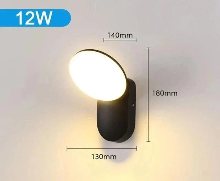 Modern LED porch light with motion sensor - Waterproof outdoor lighting, energy-saving, ideal for terrace and entrance | Kalsten