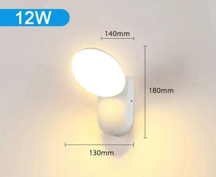Modern LED porch light with motion sensor - Waterproof outdoor lighting, energy-saving, ideal for terrace and entrance | Kalsten