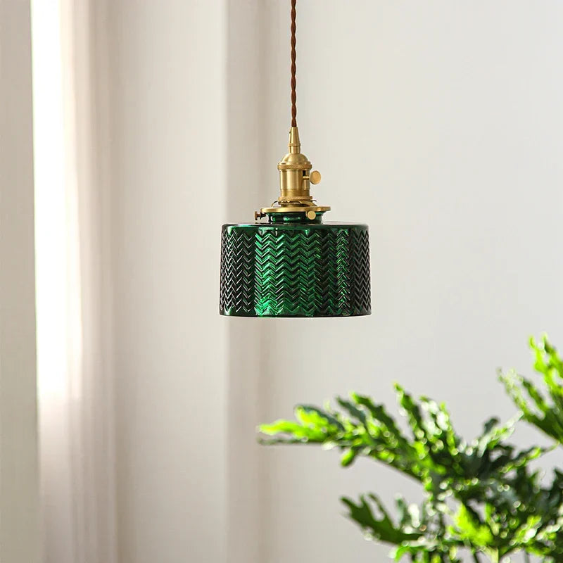 Creative Vintage Glass Pendant Lamps – Retro Ceiling Light in Industrial Design | Karnz