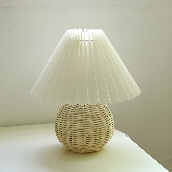 LumiPleat Lamp – Vintage Pleated Table Lamp | Kalsten