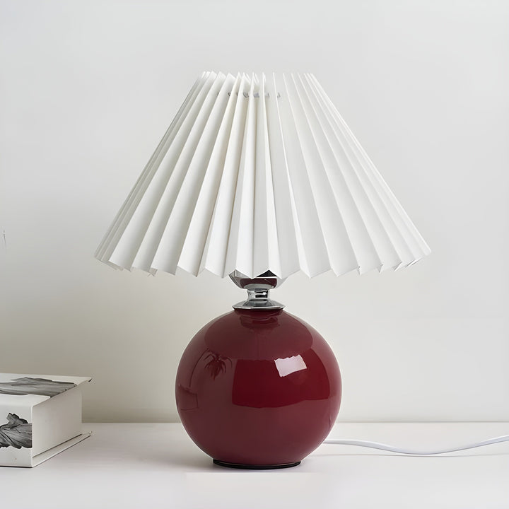 LumiPleat Lamp – Vintage Pleated Table Lamp | Kalsten