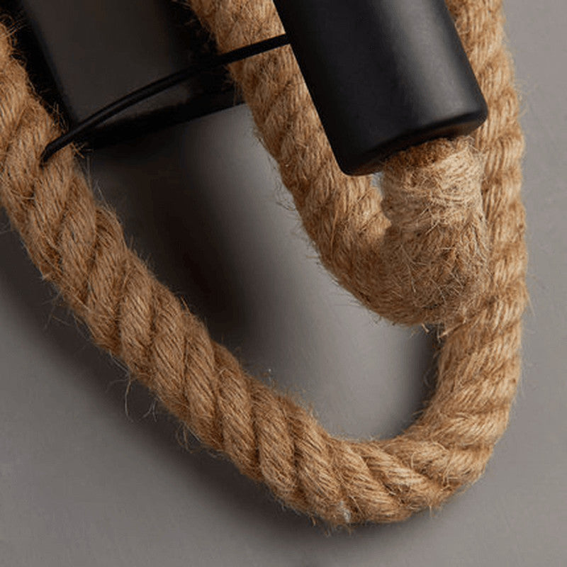 Skanto Wall Lamp | Vintage Style | Hemp Rope Lamp Design | Unique Decoration | Eco-friendly Wall Lamp