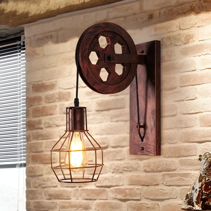 LumenLux Wall Lamp - Elegant Industrial Vintage LED Lighting Kalsten