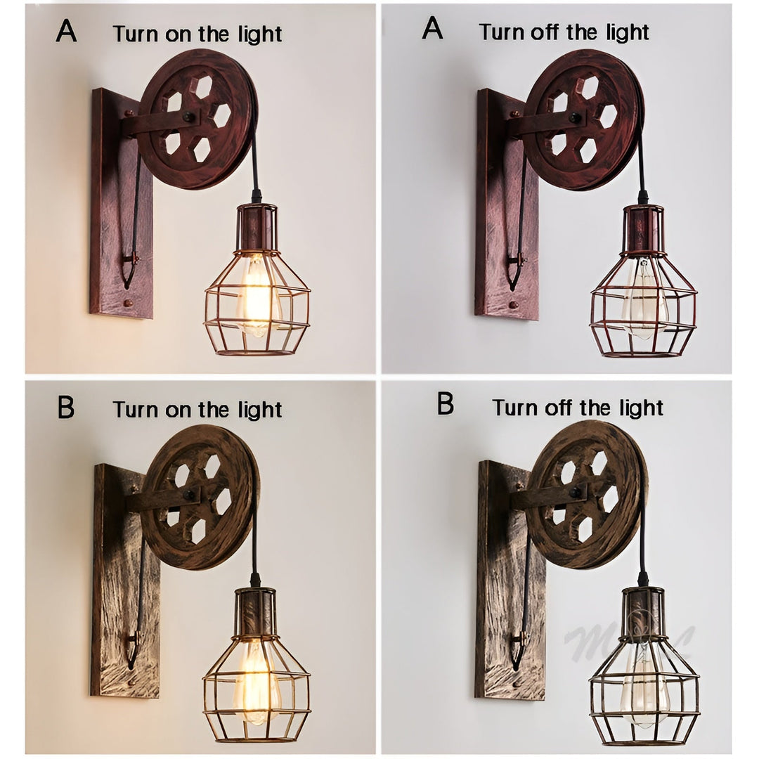 LumenLux Wall Lamp - Elegant Industrial Vintage LED Lighting Kalsten