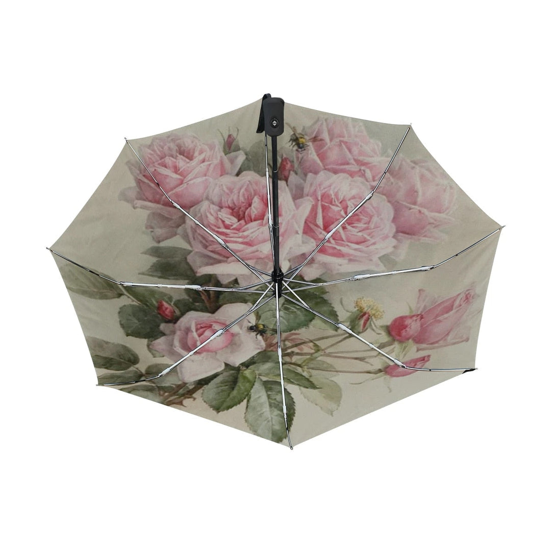 Automatic Floral Folding Umbrella