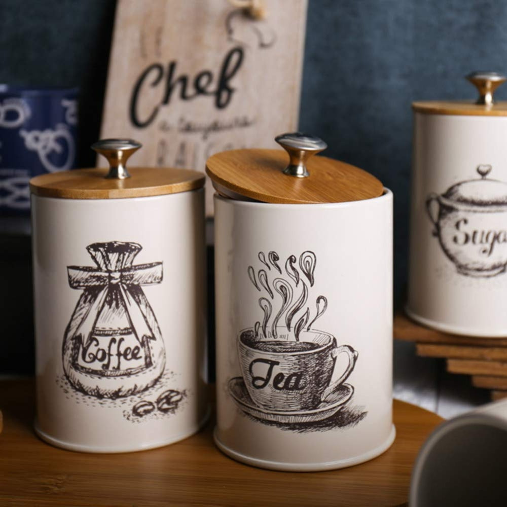 Kalsten | Iron Airtight Storage Canister | 3pcs Set