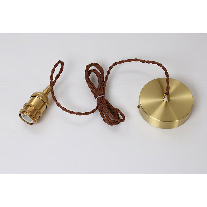 Vintage Brown Glass Droplight Pendant Light | Kalsten