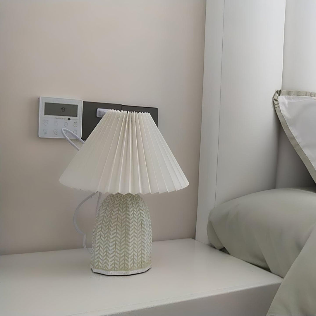 Vintage Pleated Desk lamp Table Lamp | Kalsten
