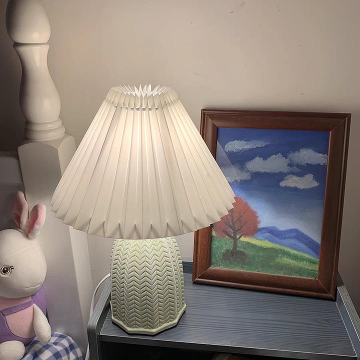 Vintage Pleated Desk lamp Table Lamp | Kalsten