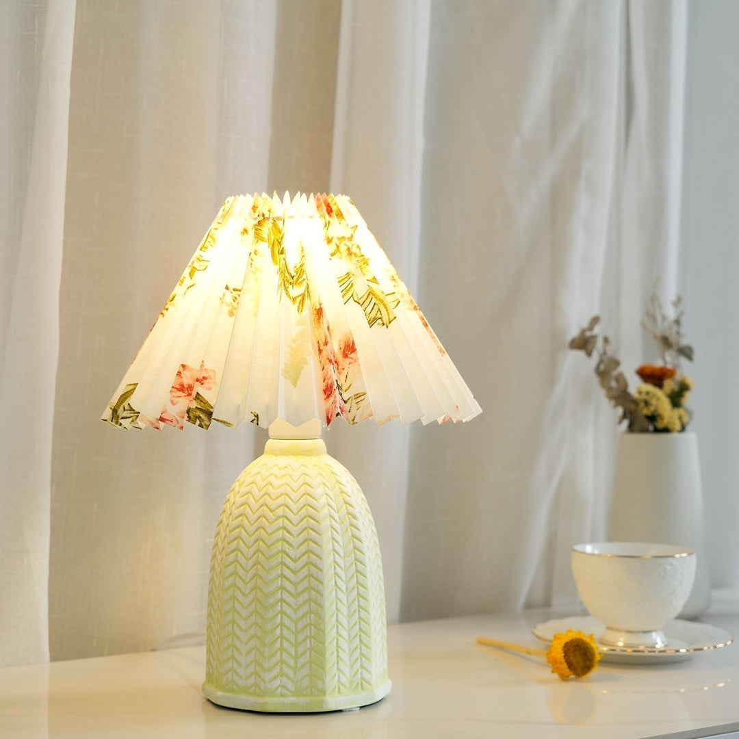 Vintage Pleated Desk lamp Table Lamp | Kalsten