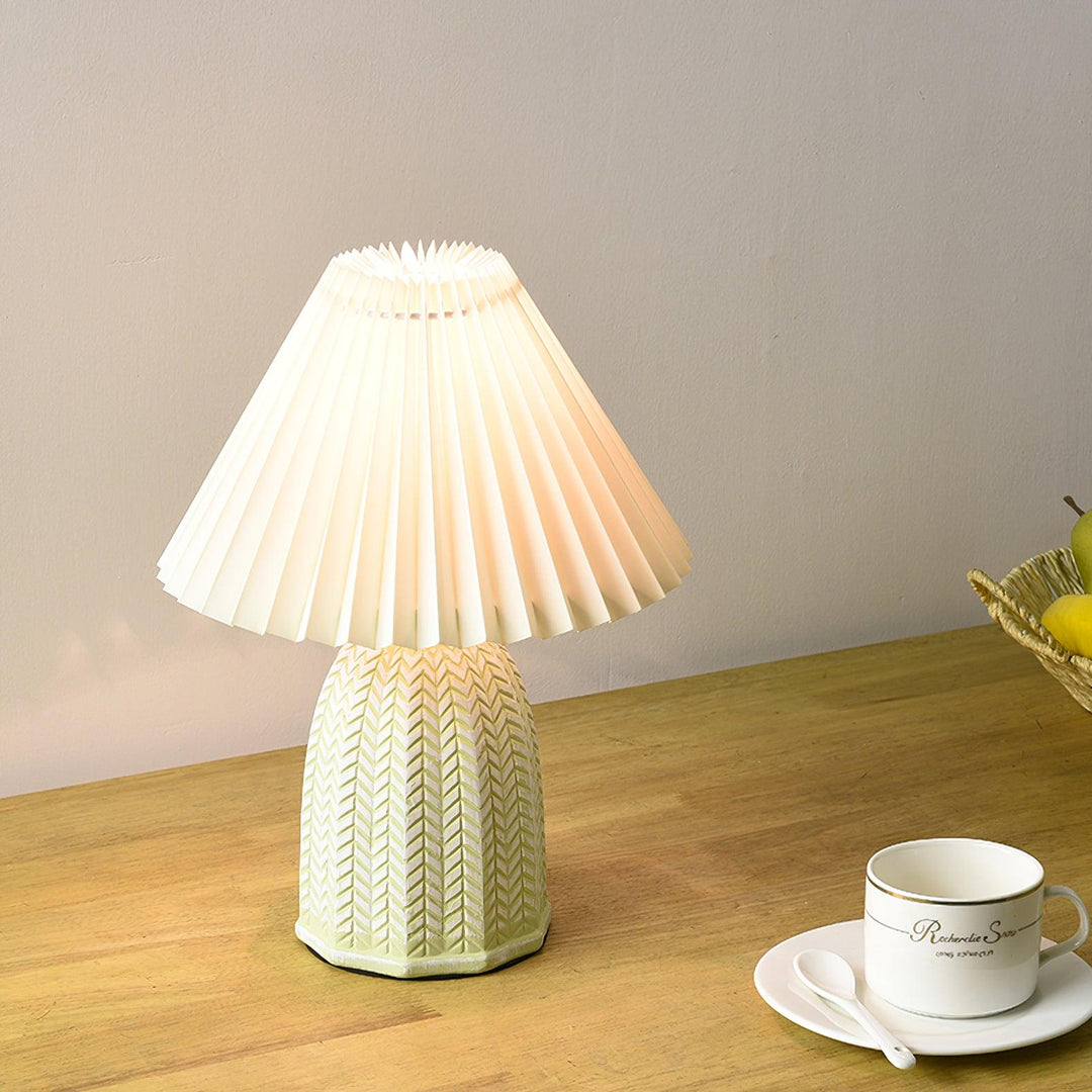 Vintage Pleated Desk lamp Table Lamp | Kalsten