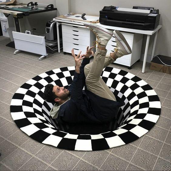Vortex Illusion Rug | Kalsten