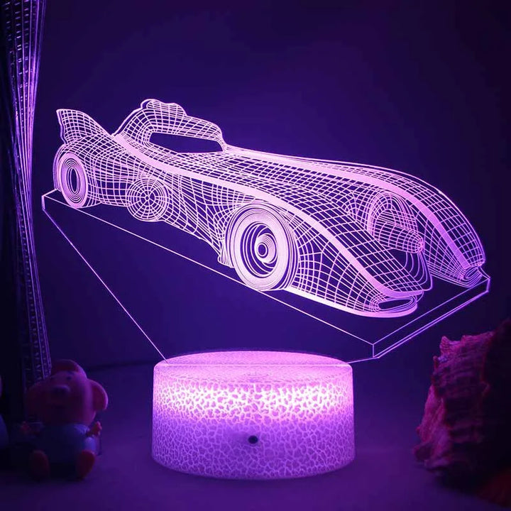 LED Night Light - 3D Illusion Lamp for Children's Room, USB Charging | Kalsten