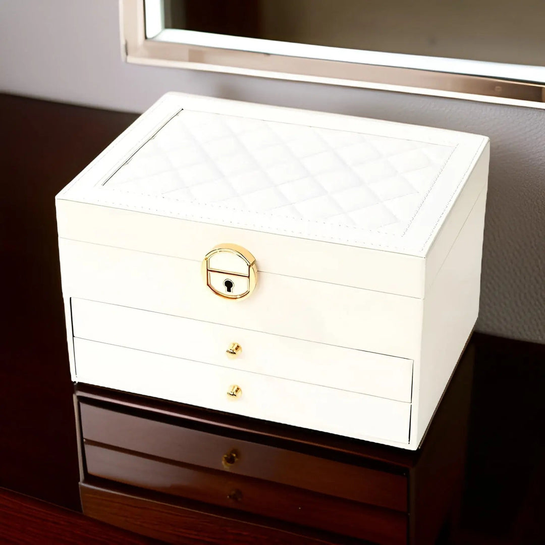 EleganceBox Luxury Multi-Layer Jewellery Box