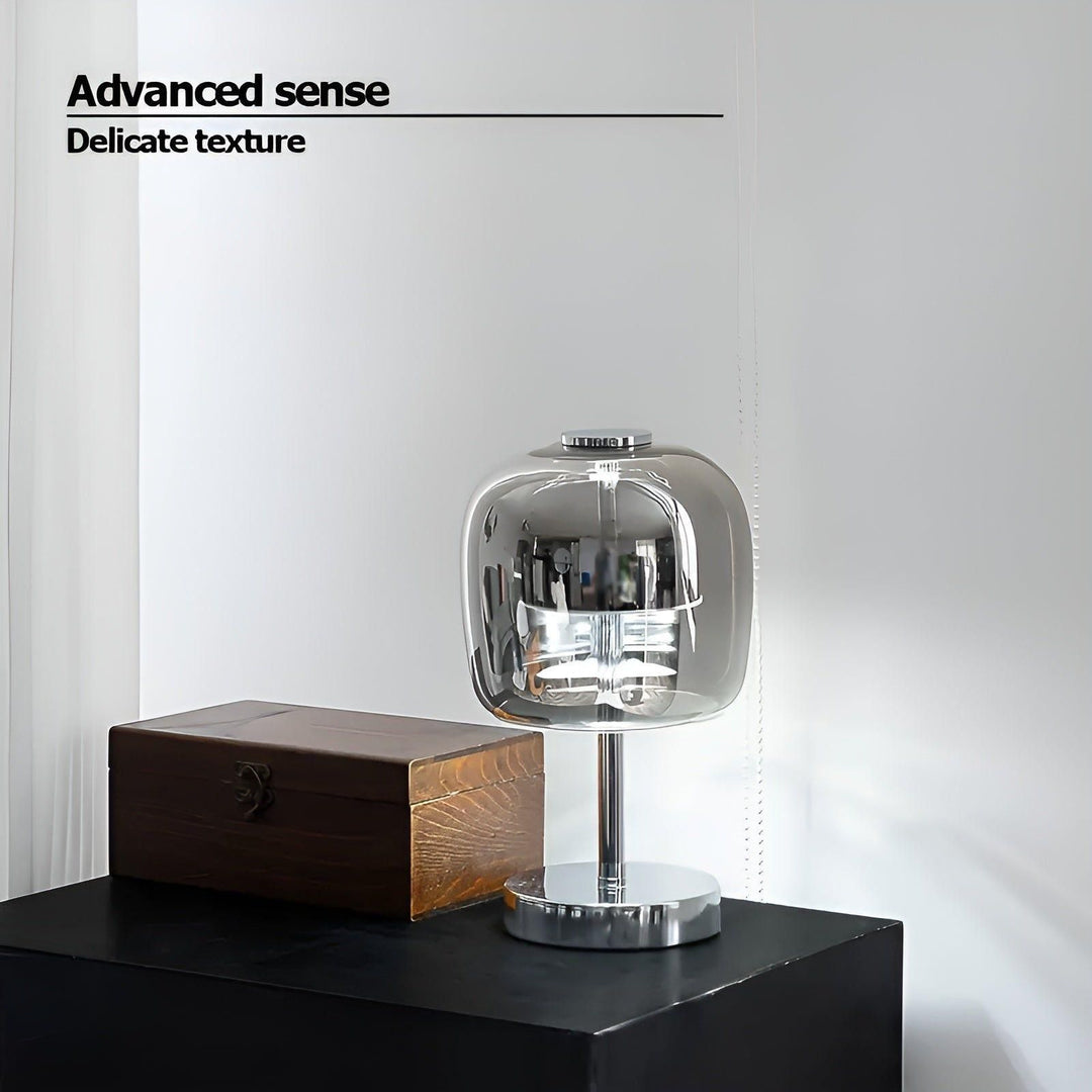 Lux Shine Lamp - Elegant Electroplated Glass Desk Lamp for Ambient Lighting | Kalsten