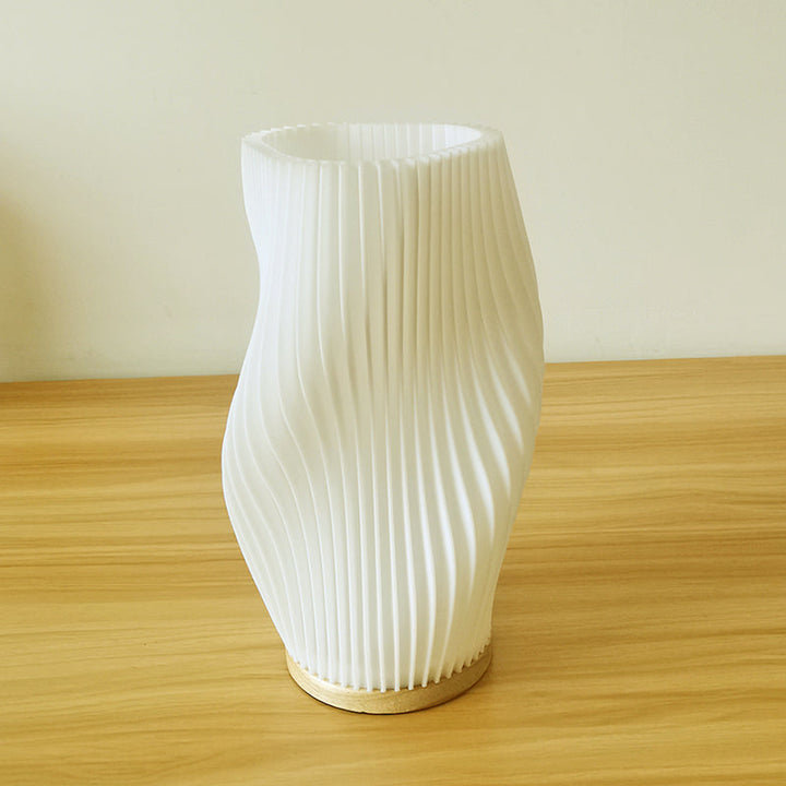 Frenchlight Table Lamp - Elegant Pleated Table Lamp in French Cream for Atmospheric Spaces Kalsten