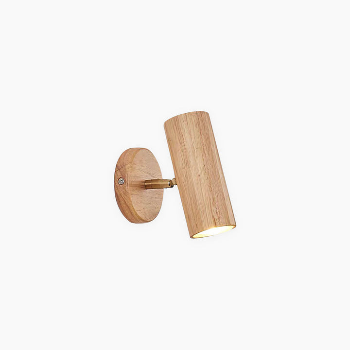 Ceiling Wall Spotlight Wood Adjustable 5.9 in (15.0 cm) Modern Nordic 1 3 4 Heads | Kalsten