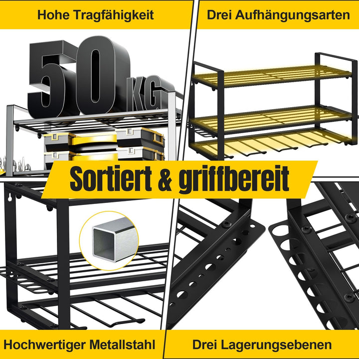 Tool holder wall mount 50kg load | Kalsten