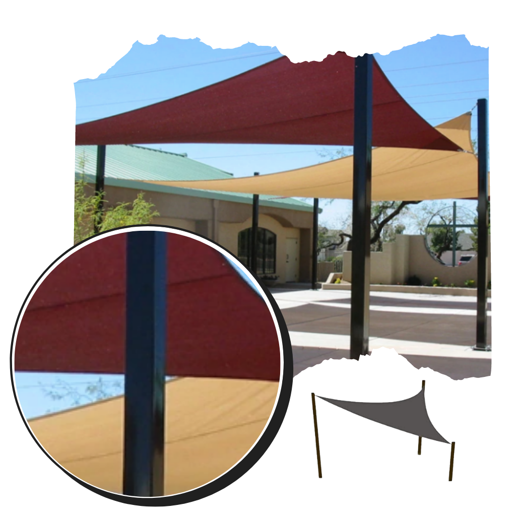 Waterproof Triangular Sun Sail