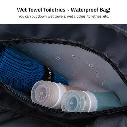 BowLift | Traventix Travel Bag with Multiple Compartments | Waterproof & Lightweight | Sports, Fitness & Weekend Bag for Men & Women