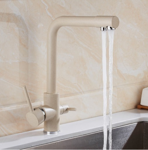 Kalsten | Filtered Water Kitchen Faucet Double Handle Faucet