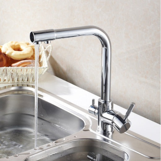 Kalsten | Filtered Water Kitchen Faucet Double Handle Faucet