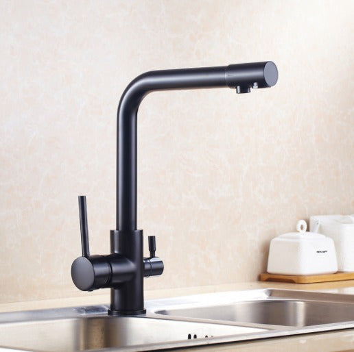 Kalsten | Filtered Water Kitchen Faucet Double Handle Faucet