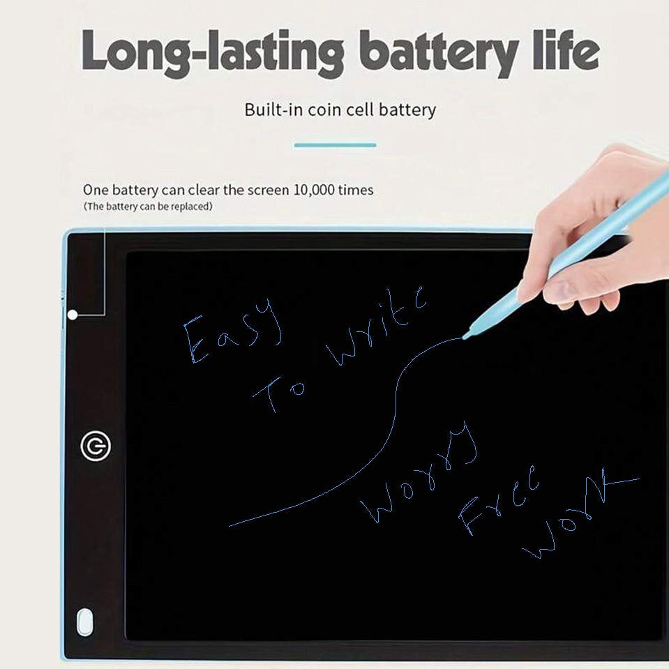 Kalsten | 12-inch LCD writing tablet - erasable doodle board for kids, reusable learning notebook