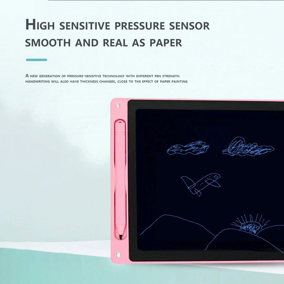 Kalsten | 12-inch LCD writing tablet - erasable doodle board for kids, reusable learning notebook