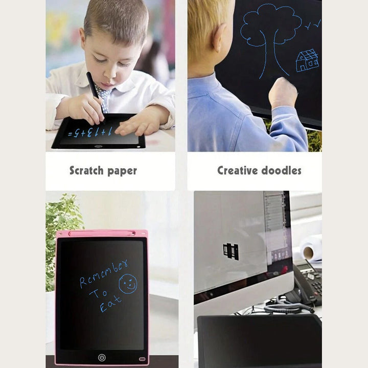 Kalsten | 12-inch LCD writing tablet - erasable doodle board for kids, reusable learning notebook