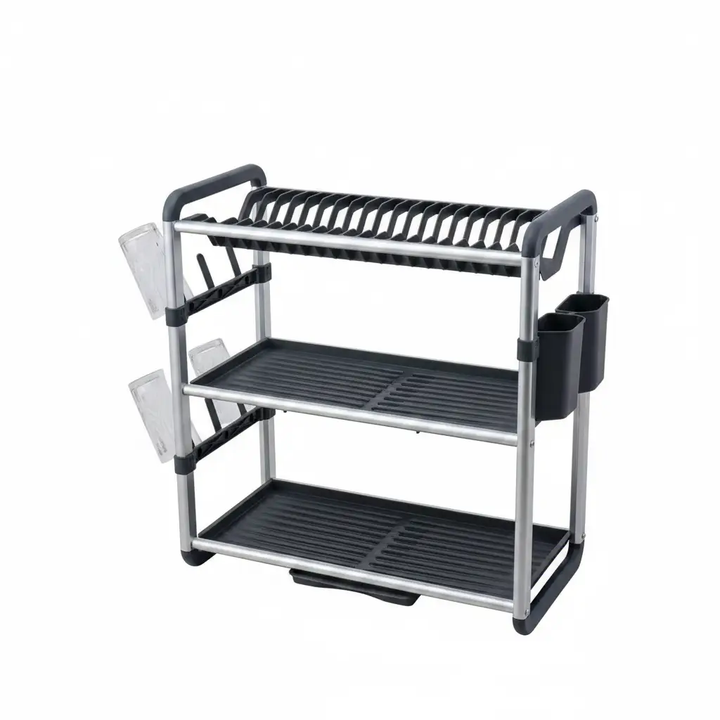 3-tier dish dryer made of aluminum | Kalsten