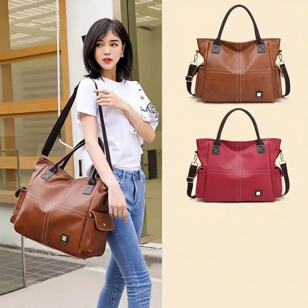 Large travel bag for women with shoulder strap | Kalsten