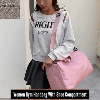 Kalsten | Women Gym Handbag With Shoe Compartment