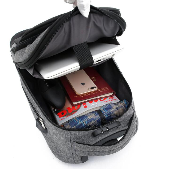 Wheeled Multi-Purpose Mobile Rolling Travel Backpack | Kalsten