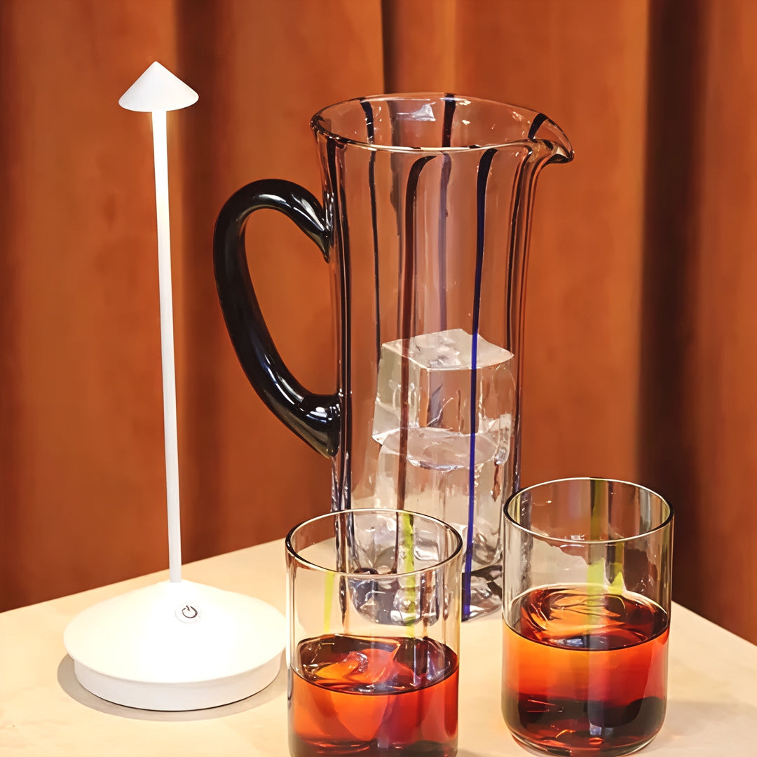 Table Lamp Wireless LED Rechargeable Aluminium Light | Kalsten