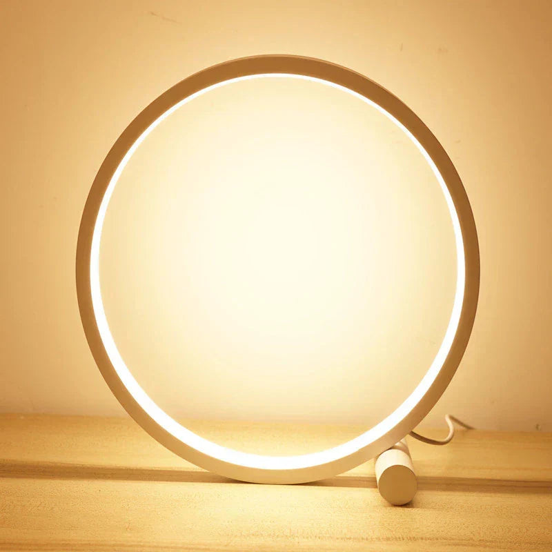 LED Table Lamp Ring Dimmable Bedside Light | Kalsten