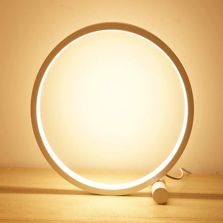 LED Table Lamp Ring Dimmable Bedside Light | Kalsten