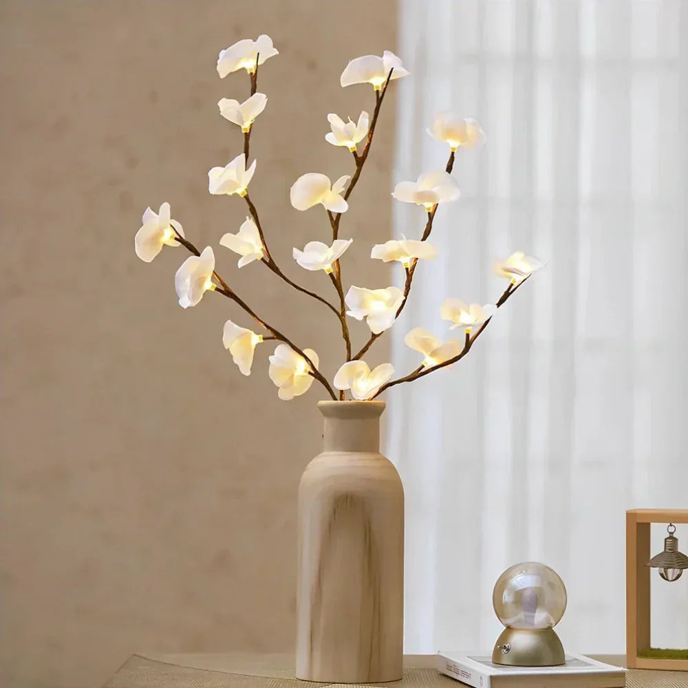 LED Lighted Artificial Branch Table Lamp | Kalsten