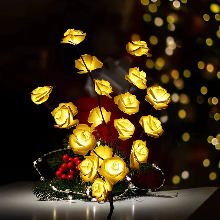 LED Lighted Artificial Branch Table Lamp | Kalsten