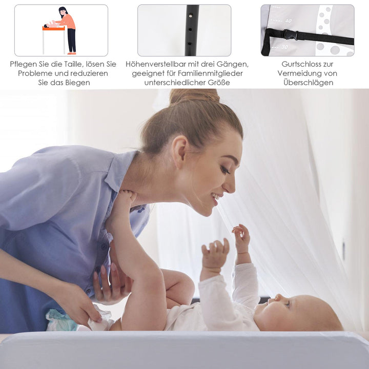 Foldable Changing Table Baby Changing Unit | Kalsten