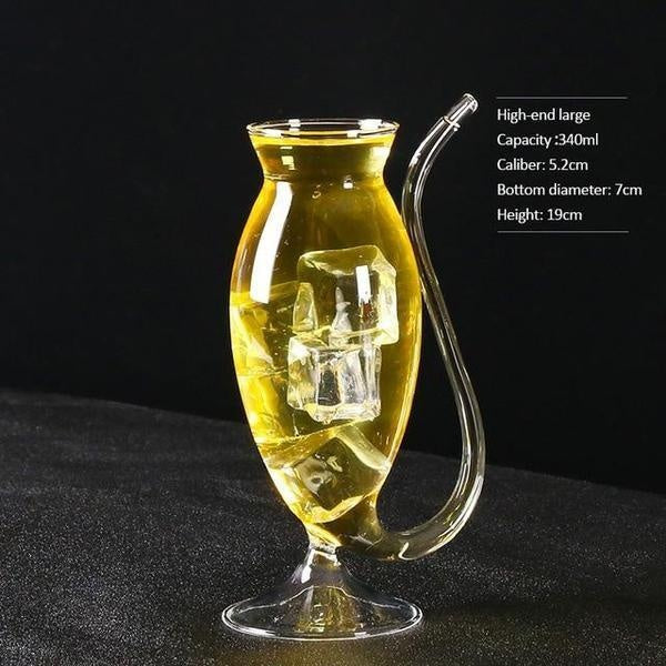 Wine Glass with Built-in Straw | Kalsten
