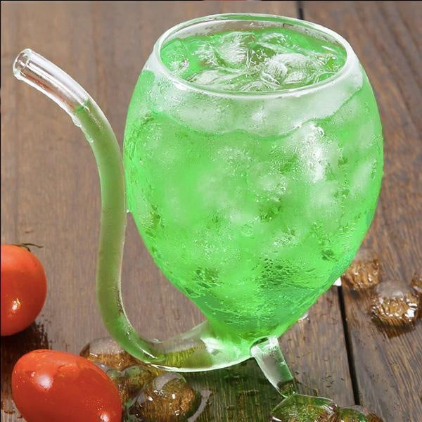Wine Glass with Built-in Straw | Kalsten