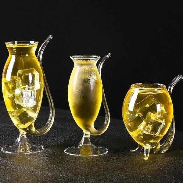 Wine Glass with Built-in Straw | Kalsten