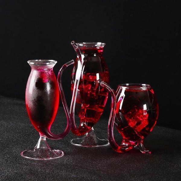 Wine Glass with Built-in Straw | Kalsten